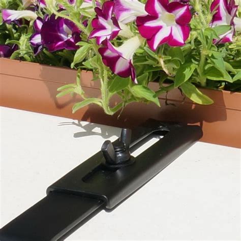 6.75-in steel window box brackets|Window box brackets Planter Hardware .